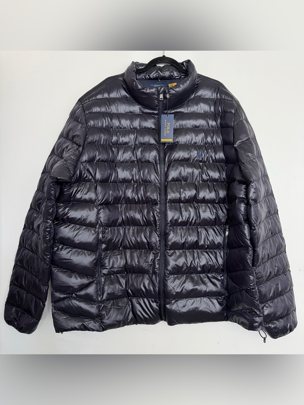 Men’s Polo Ralph Lauren Glossed Packable Water-Repellent Puffer Jacket Size 3XLT